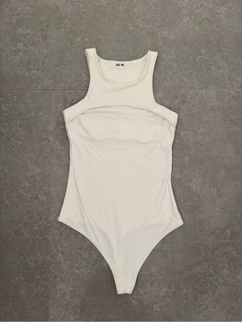 Alix NYC White Tank Bodysuit